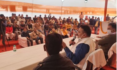 मंत्री रविंद्र जायसवाल ने रोजगार की दिशा में अपना कदम बढ़ाने का नवयुवकों का किया आह्वान