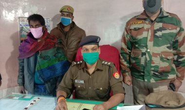 पत्नी का हत्यारा पति गिरफ्तार, पुलिस के सामने किया जुर्म का इकबाल