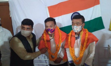 भारत तिब्बत संवाद मंच उ. प्र . द्वारा सारनाथ मे आहुत हुई प्रेस वार्ता