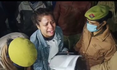 मुख्यमंत्री के आगमन के दौरान महिला का हाई वोल्टेज ड्रामा