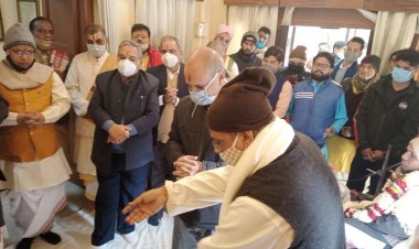 देवाधिदेव पूजन व श्रीमद भागवत पारायण के साथ मालवीय जयंती समारोह आरंभ