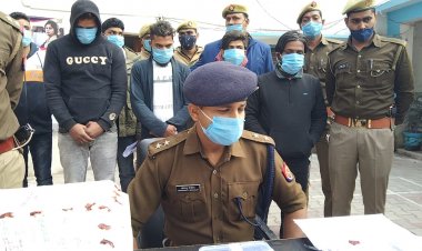 लूट ,चोरी ,छिनैती करने वाले चार अभियुक्तों, चढ़े कैंट पुलिस के हत्थे