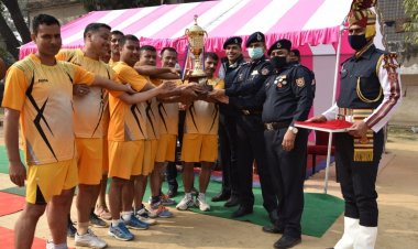 एनडीआरएफ की मुख्यालय टीम ने जीती वॉलीबॉल प्रतियोगिता