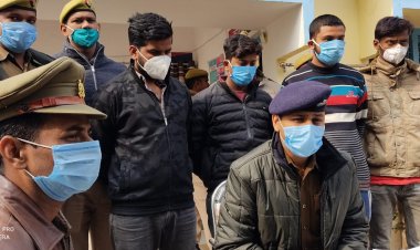 4 लुटेरे गिरफ्तार, लूट की बाइक बरामद