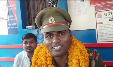 मीरापुर बसही उद्योग व्यापार मंडल के व्यापारियों ने, चांदमारी चौकी इंचार्ज चंद्रदीप कुमार का धूमधाम से किया विदाई