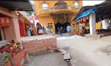 एक ऐसे बाबा जो छह माह करते है नगर भ्रमण और छह माह मंदिर में रहते है स्थापित...