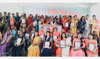 किड्स विला इंग्लिश स्कूल ने किया 101 महिलाओं का सम्मान
