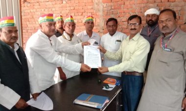 प्रगतिशील समाजवादी पार्टी लोहिया मिर्जापुर के द्वारा दिया गया ज्ञापन