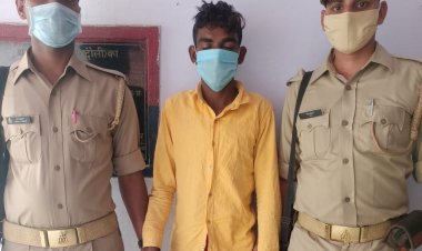 315 बोर के तमंचे के साथ एक अभियुक्त चढ़ा बबुरी पुलिस के हत्थे..