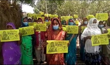 सिटी ब्लॉक वार्ड नंबर 3 के प्रत्याशी, संजना देवी का बैलेट पेपर पर अपना चुनाव चिन्ह ना होने से,चुनाव आयोग से हुई खफा