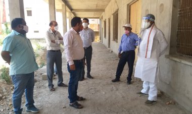 कोरोना संक्रमित मरीजों के परिजनों के लिए नापाध्यक्ष मनोज जायसवाल ने प्रेक्षागृह को किया आश्रय स्थल में तब्दील