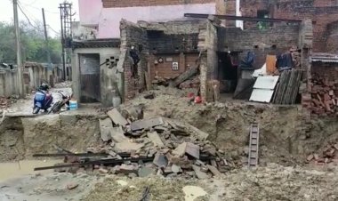 बारिश में गिरा मकान, मलबे में दबने से 5 साल के मासूम की दर्दनाक मौत, परिवार के लोग घायल