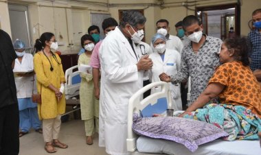 बीएचयू अस्पताल के एमएस ने किया निरीक्षण, व्यवस्थाओं का लिया जायजा...