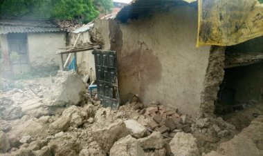 कच्चा मकान गिरने से एक की मौत, महिला की हालत गंभीर...