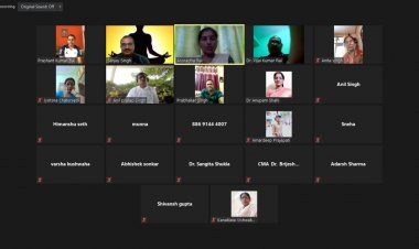 हरिश्चंद्र  पीजी कॉलेज ने आयोजित किया वर्चुअल योग महोत्सव...