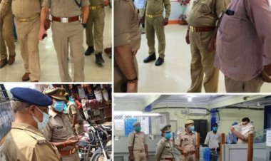 शहर के बैंको की हुई सघन चेकिंग,सुरक्षा उपकरणों को देखा गया...