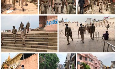 कोविड़ गाइडलाइन्स का पालन कराने सड़क पर उतरी पुलिस..