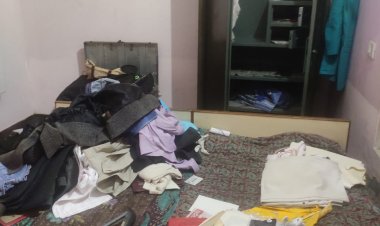 अध्यापक के घर को चोरों ने बनाया निशाना, लाखों का सामान पार...