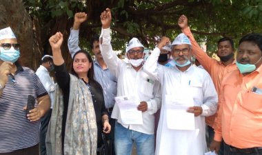 आप का आरोप योगी सरकार ने बिना टेंडर ब्लैकलिस्टेड कम्पनी से खरीदा चिकित्सकीय उपकरण...