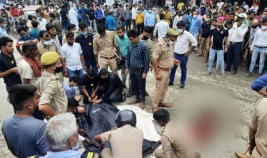 सड़क हादसे में युवक की दर्दनाक मौत...