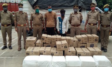 रोहनिया पुलिस को मिली बड़ी सफलता, दो तस्कर समेत 5 लाख की शराब बरामद...