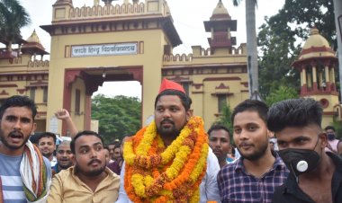 समाजवादी छात्र सभा के प्रदेश सचिव का किया गया भव्य स्वागत...