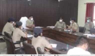 कप्तान ने तैयार किया ब्लूप्रिंट, आगामी त्यौहार को लेकर क्षेत्र अधिकारियों को दिशा निर्देश...