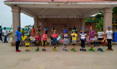 अब्दुल कलाम अंसारी ने बच्चों को स्केटिंग सिखाने का चलाया अभियान...