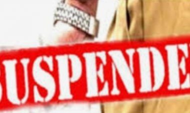 ड्यूटी में लापरवाही करने पर चार पुलिसकर्मी सस्पेंड...
