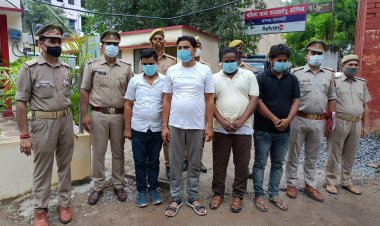चोरी के शक में हत्या करने वाले चार गिरफ्तार...