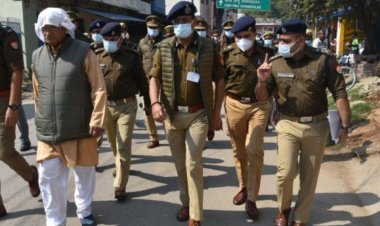 रविदास जयंती की तैयारियों का जायजा लेने सिरगोवर्धन पहुंचे CP...