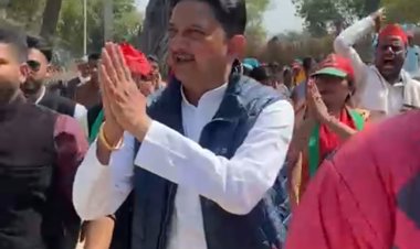 सपा प्रभाकर पांडेय ने जनसम्पर्क कर मांगा समर्थन...