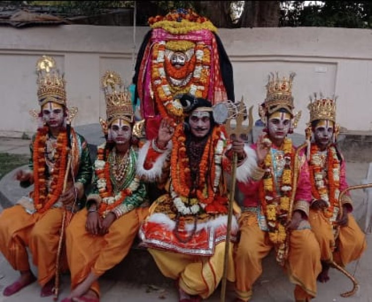 बैजनत्था मंदिर से निकली भव्य शिव बारात शोभायात्रा...