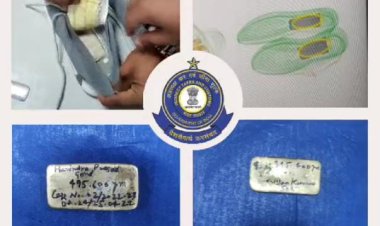 बाबतपुर एयरपोर्ट पर कस्टम ने पकड़ा 48 लाख का सोना, शारजाह से जूते में रख कर लाया था वाराणसी