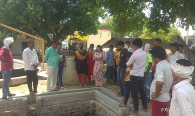 जिलाधिकारी के निर्देशन पर जिला पंचायत राज अधिकारी ने परौख गांव का किया भ्रमण...