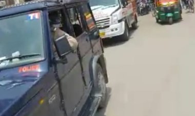 यातायात पुलिस ने एंबुलेंस को 9 मिनट में पहुंचाया बीएचयू, हो रही सराहना