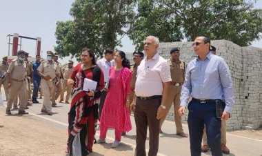 मुख्य सचिव व डीजीपी ने परौख  पहुंच लिया व्यस्थाओं का जायजा...