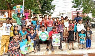 साक्षर इंडिया फाउंडेशन के कार्यालय पर विश्व पर्यावरण दिवस पर स्वच्छता अभियान चलाकर लोगों को जागरूक किया गया