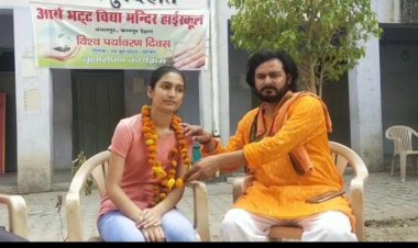 हाई स्कूल परीक्षा में मंगलपुर की साक्षी प्रतिभा सिंह ने जनपद में किया  टाप, माता-पिता और शिक्षकों को दिया श्रेय