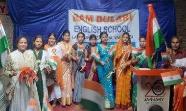 आजादी के अमृत महोत्सव के तहत 75 वां स्वतंत्रता दिवस मनाया गया...