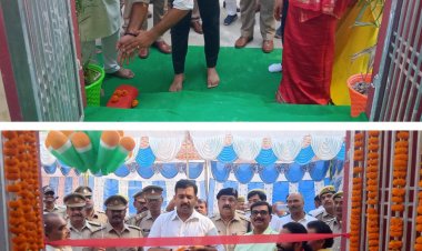 बबुरी थाने को मिला नया चौकी,कप्तान अंकुर अग्रवाल ने कस्बा चौकी का किया उद्घाटन