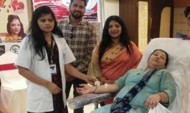 जातिवाद धर्म से उठ किया रक्तदान, विशाल रक्तदान शिविर का हुआ आयोजन...