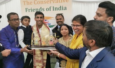 यूके में भारतीय मूल के प्रधानमंत्री उम्मीदवार  ऋषि सुनक का किया स्वागत...