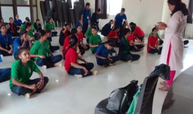 स्कूल में स्पोर्ट्स डे पर आयोजित हुआ कार्यक्रम...