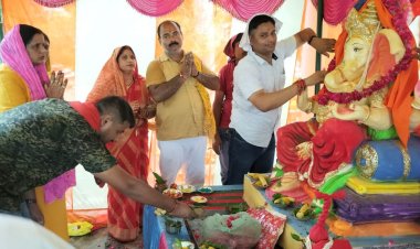 रायबरेली जिले की खीरों ब्लॉक में अलग-अलग गांव में आयोजित हुआ गणेश चतुर्थी का कार्यक्रम...