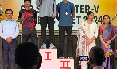 सेंट्रल हिन्दू बॉयज स्कूल के पवन ने सीबीएसई क्लस्टर 5 मीट में जीता मेडल