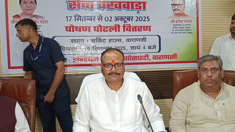 वाराणसी पहुंचे डिप्टी सीएम बृजेश पाठक, विपक्ष पर साधा निशाना