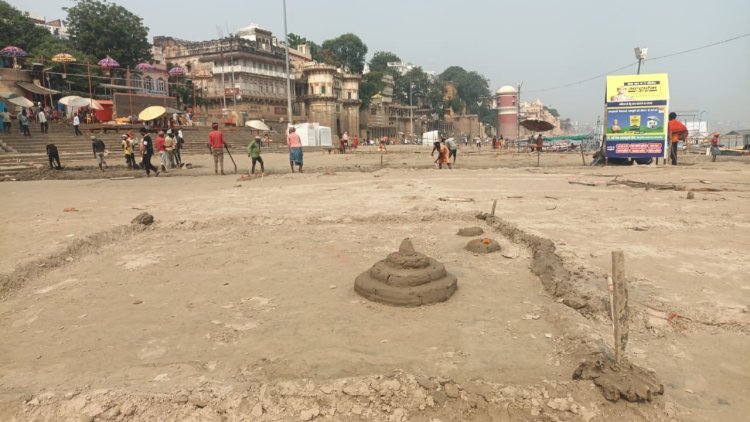 Chhath Puja:छठ के महापर्व की तैयारियां शुरू,घाट छेकाई का काम जारी दिखेगी मिनी बिहार की झलक
