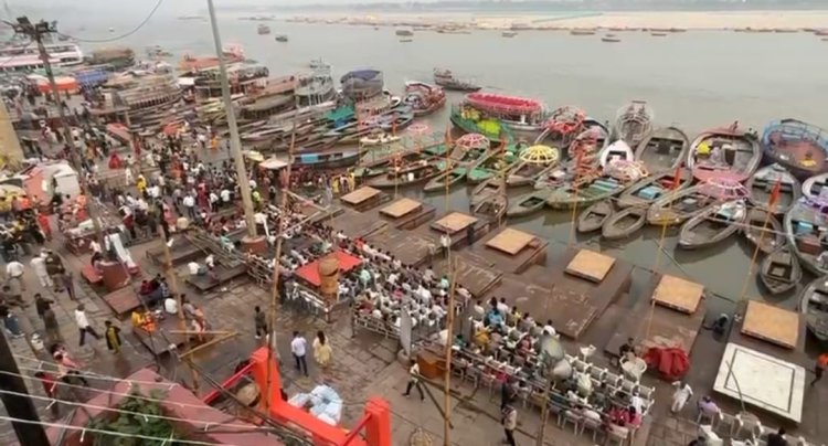 Varanasi News:देव दिवाली पर देशभक्ति का रंग...गंगा तट पर दिखेगा शहिद पथ सा नजारा, गूंजेगा राष्ट्र प्रेम